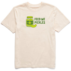 Men's Feed Me Pickles Short Sleeve Crusher Tee