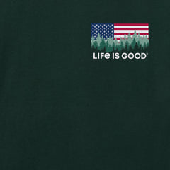 Men's Flag Forest LIG Good Vibes Fleece Zip Hoodie