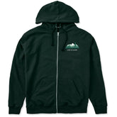 Men's Evergreen Silhouette Good Vibes Fleece Zip Hoodie