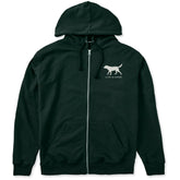 Men's Dog Walking Good Vibes Fleece Zip Hoodie