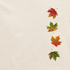 Women's Leaves Fluttering Short Sleeve Crusher Tee