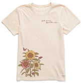Women's Fall is my Favorite Sunflower Short Sleeve Crusher Tee