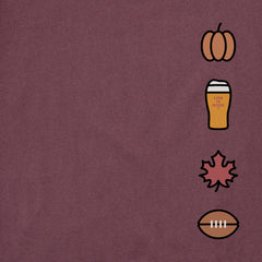 Women's Happy Fall Y'all Icons Short Sleeve Crusher Tee