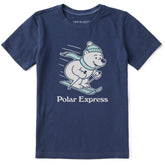 Kids Polar Express Bear Short Sleeve Crusher Tee