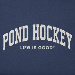Men's Pond Hockey Arch Long Sleeve Crusher Tee