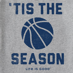 Men's Tis the Season Basketball Long Sleeve Crusher Tee