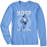 Women's Hoop Like a Girl Long Sleeve Crusher Tee