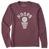 Women's Hoops Icon Long Sleeve Crusher Tee
