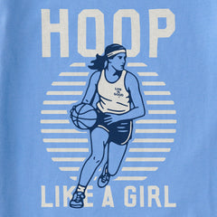 Women's Hoop Like a Girl Short Sleeve Crusher Tee