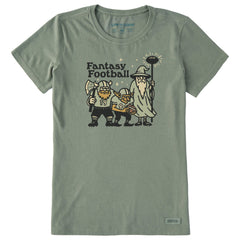 Women's Fantasy Football Trio Short Sleeve Crusher Tee