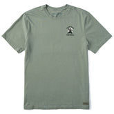 Men's Fantasy Football Go Long Short Sleeve Crusher Tee