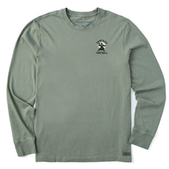 Men's Fantasy Football Go Long Long Sleeve Crusher Tee