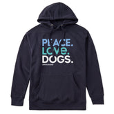 Adult Unisex Peace Love Dogs Every Wear Hoodie Sweatshirt