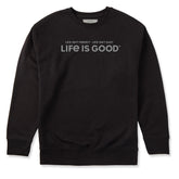Adult Unisex Life Isn't Perfect, Life Isn't Easy Every Wear Crew Sweatshirt