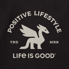 Adult Unisex Positive Lifestyle Dragon Every Wear Crew Sweatshirt