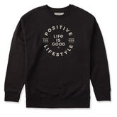 Adult Unisex Positive Lifestyle Circle Every Wear Crew Sweatshirt