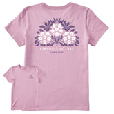 Women's Kindness is Free Floral Symmetry Short Sleeve Tee