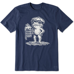 Men's Scally Cap Frog Short Sleeve Crusher Tee