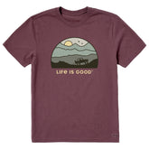 Men's ATV Sunset Short Sleeve Crusher Tee