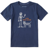 Kids Life Was Good Jake Rocket Short Sleeve Crusher Tee