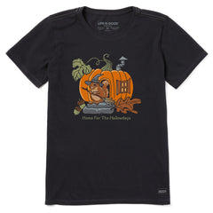 Women's Home for the Hallowdays Short Sleeve Crusher Tee