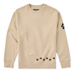 Adult Unisex Walking Paws Every Wear Crew Sweatshirt