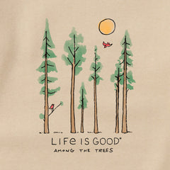 Adult Unisex Life is Good Among the Trees Every Wear Crew Sweatshirt