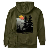 Adult Unisex Take a Hike Mountains Every Wear Hoodie Sweatshirt