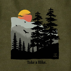 Adult Unisex Take a Hike Mountains Every Wear Hoodie Sweatshirt