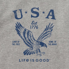 Adult Unisex USA 1776 Eagle Every Wear Hoodie Sweatshirt