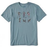 Men's Howdy Skeletons Short Sleeve Crusher Tee