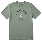 Men's Make Every Day Count Skeleton Short Sleeve Crusher Tee