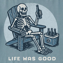 Men's Life Was Good Adirondack Short Sleeve Crusher Tee
