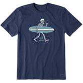 Men's Life Was Good in the Surf Short Sleeve Crusher Tee
