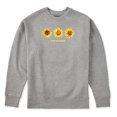 Adult Unisex 3 Sunflowers Every Wear Crew Sweatshirt