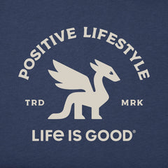 Men's Positive Lifestyle Dragon Simply True Fleece Hoodie