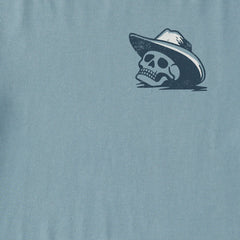 Men's Life was Good Cowboy Skull Simply True Fleece Crew
