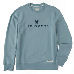 Men's LIG Dragon Logo Simply True Fleece Crew