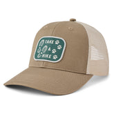 Adult Unisex Take a Hike Patch Trucker