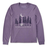 Women's God Forbid We Shut Our Phones Off Long Sleeve Crusher Tee