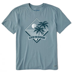Men's Palm Diamond Short Sleeve Crusher Tee