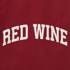 Men's Red Wine Arch Short Sleeve Crusher Tee
