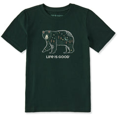 Kids Bear Landscape Short Sleeve Crusher Tee