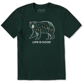 Men's Bear Landscape Short Sleeve Crusher Tee