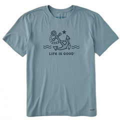 Men's Anchor Wave Short Sleeve Crusher Tee