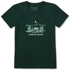 Women's Camper in the Mountains Short Sleeve Crusher Tee