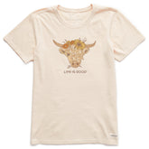 Women's Highland Cow Short Sleeve Crusher Tee