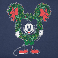 Men's Steamboat Willie Wreath Short Sleeve Crusher Tee