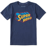 Kids Super Hero Short Sleeve Crusher Tee
