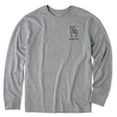 Men's Long Sleeve Crusher Tee